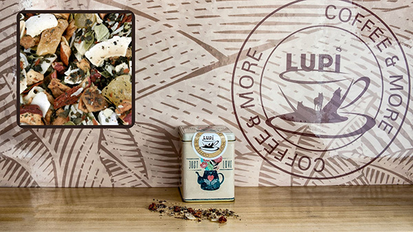 Lupi Coffee: cocos melonno thee, een blend ontwikkeld Hossein Akef